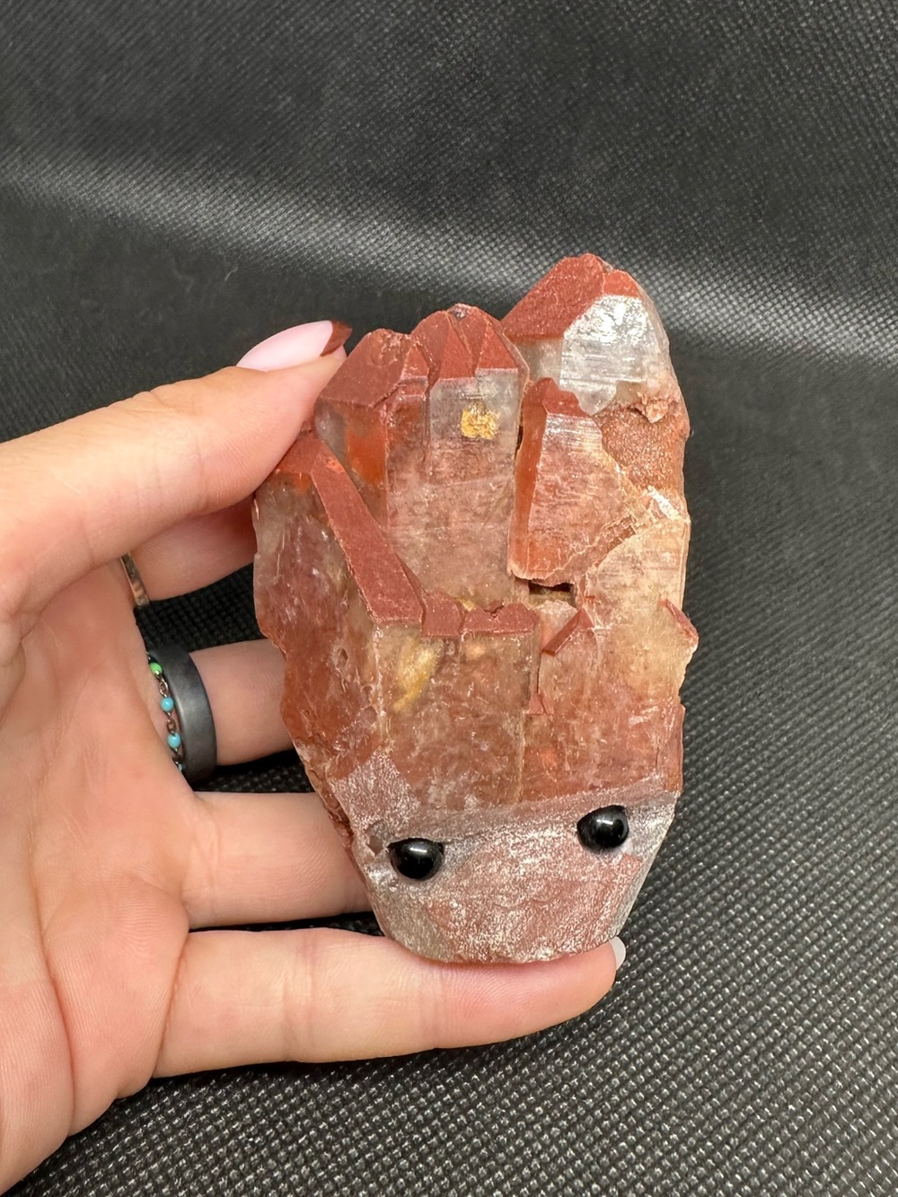 Raw chocolate calcite meep